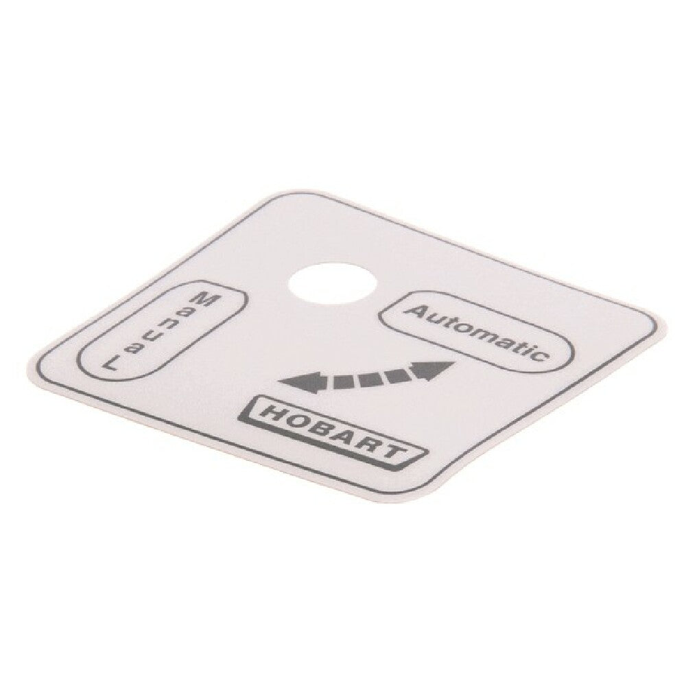 Hobart 00-479288 Label Auto/man (domestic)