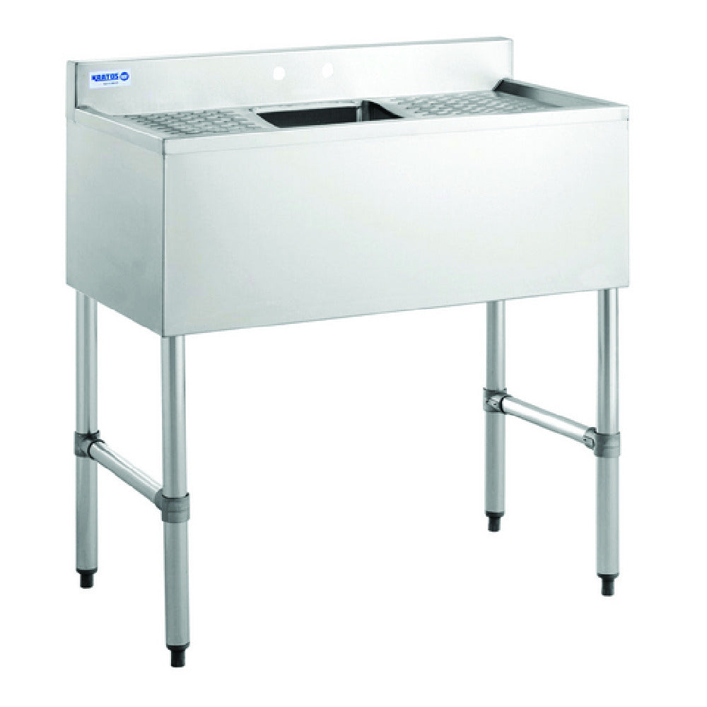 Hubert 43444 - Kratos® Underbar Compartment Sink, (1) Bowl, 36"W X 18.75"D X 33"H