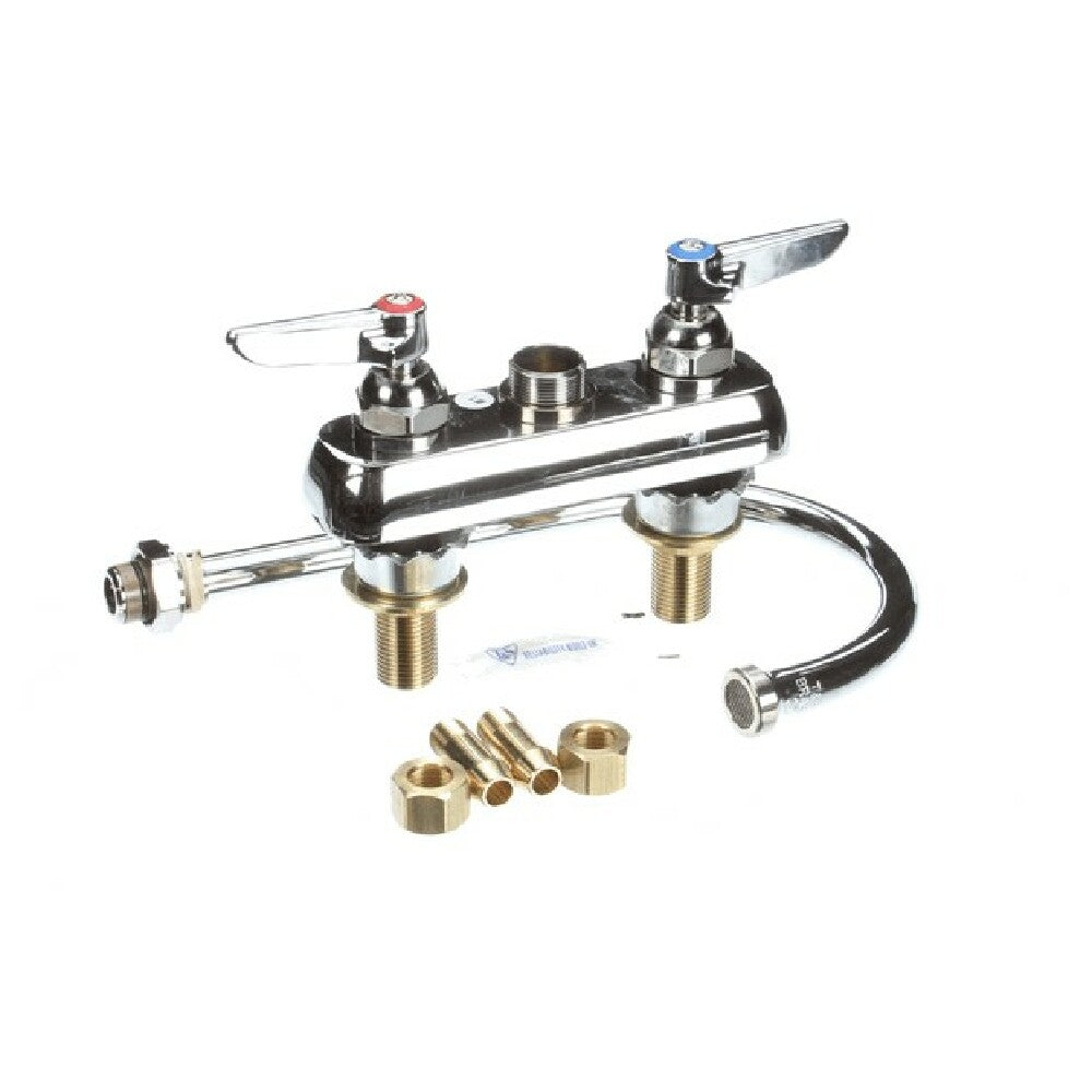 T&S Brass B-1141-XS Workboard Faucet Deck Mount 4 Centers