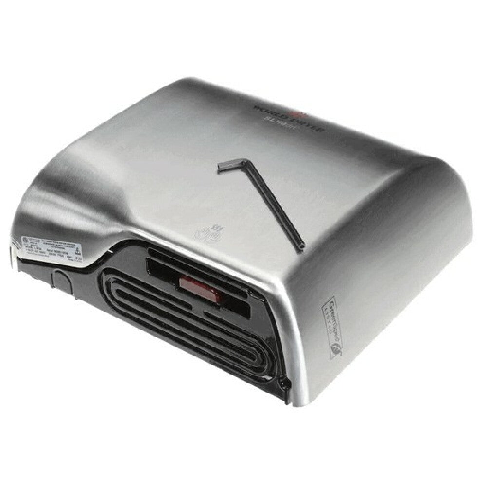 World Hand Dryer L-971A Slimdri 120/208/240v S/s Brush
