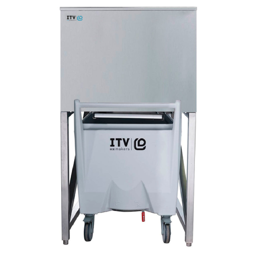 ITV Ice Makers SCS-350 Ice Storage Bin With A Single Cart 30" W 308.6 Lbs. AHRI Certified Storage Capacity