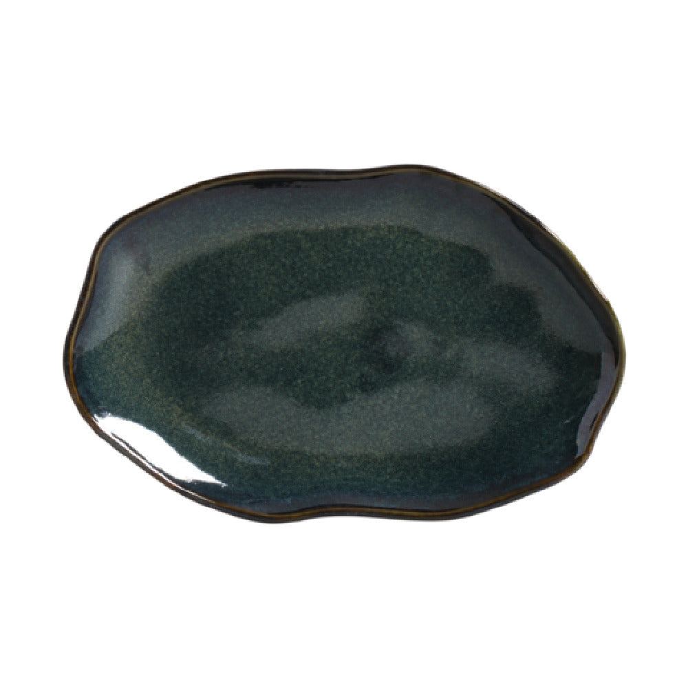Porto Brasil 14831119001 - Shallow Bio Platter, Oval, 11.8" X 7.9"