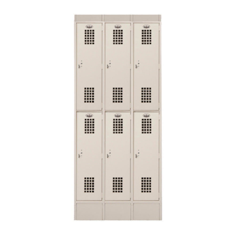 Winholt WL-6-ST - Locker, Double Tier, 3 Columns