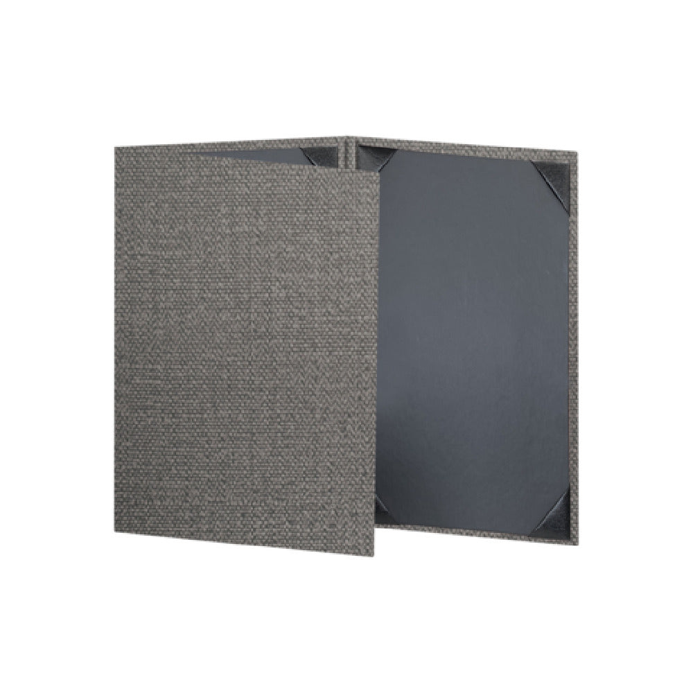 Risch MILAN-3V 5.5X8.5 Milan Hardback Simulated Woven Vinyl Menu Cover (specify Color)