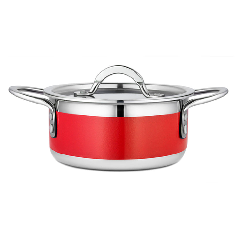 Bon Chef 71299-CF2-R - Country French X Pot, 1 Qt. 22 Oz., 7" Dia. X 3"H