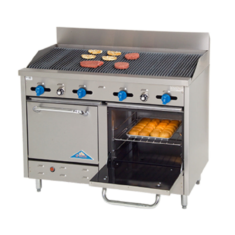 Comstock-Castle F3218-4RB Range Gas 48" Wide