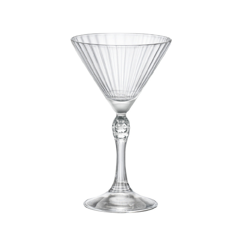 Steelite 49202Q951 Small Martini Glass 4-1/2 Oz. (H 6-1/4" M 3-5/8" T 3-5/8" B 2-3/4") Clear