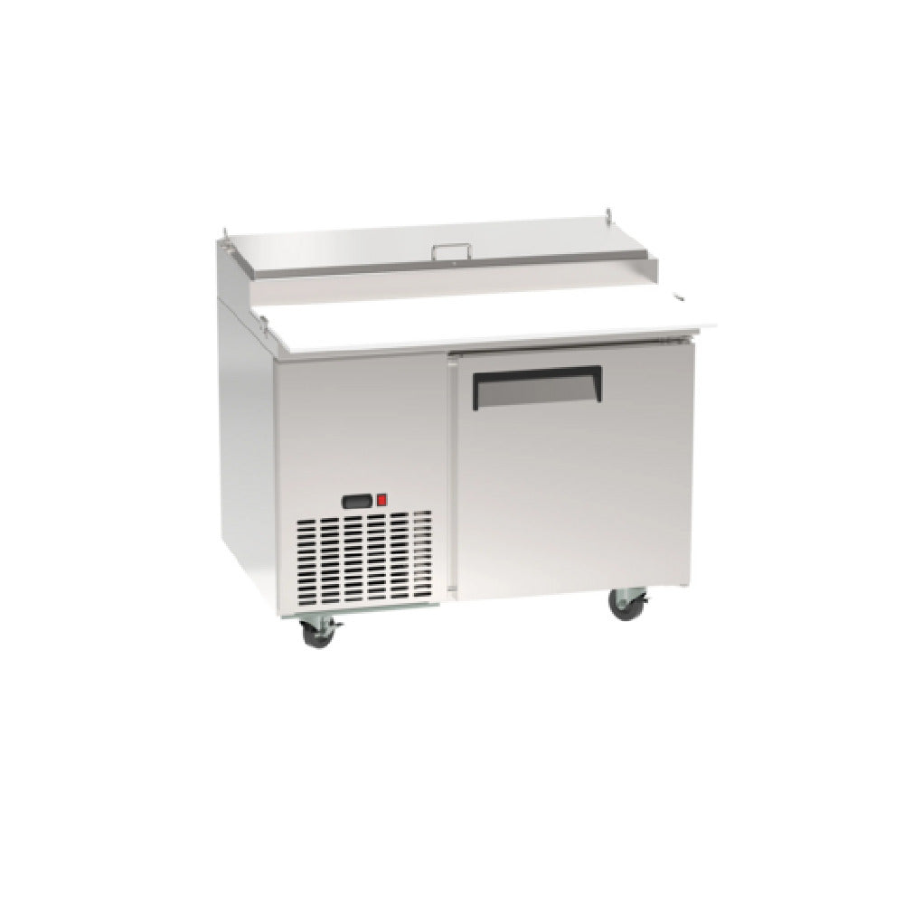 Hubert 176051 - Kratos 67K-042 68" Refrigerated Pizza Prep Table, 2-door, Holds 33°F To 40°F Temperature