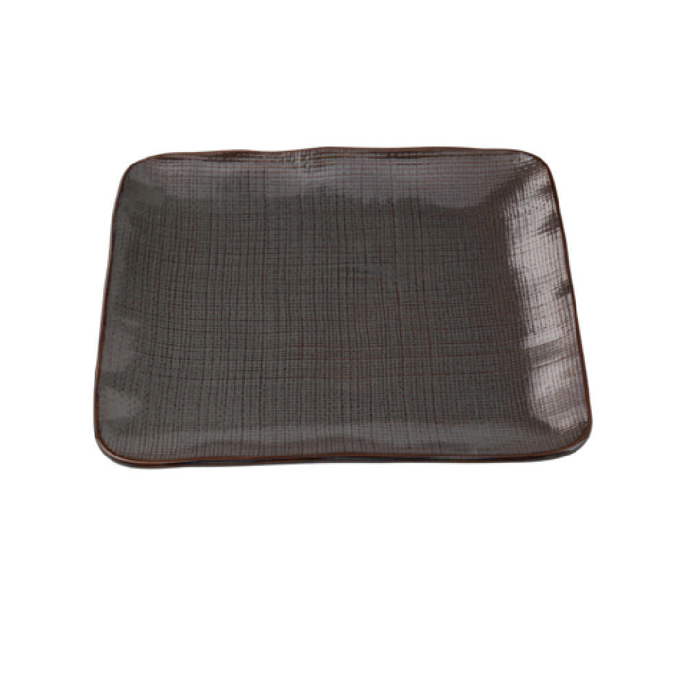 Yanco CB-508 Cowboy Square Plate 8-1/4"W X 8-1/4"D X 3/4"H China