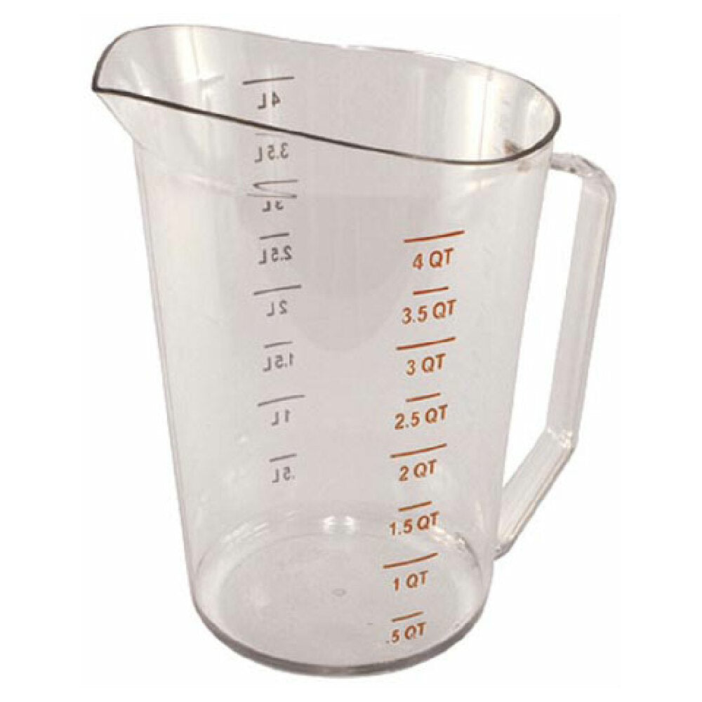 Cambro 400MCCW135 4 Qt Measuring Cup 135 Clear