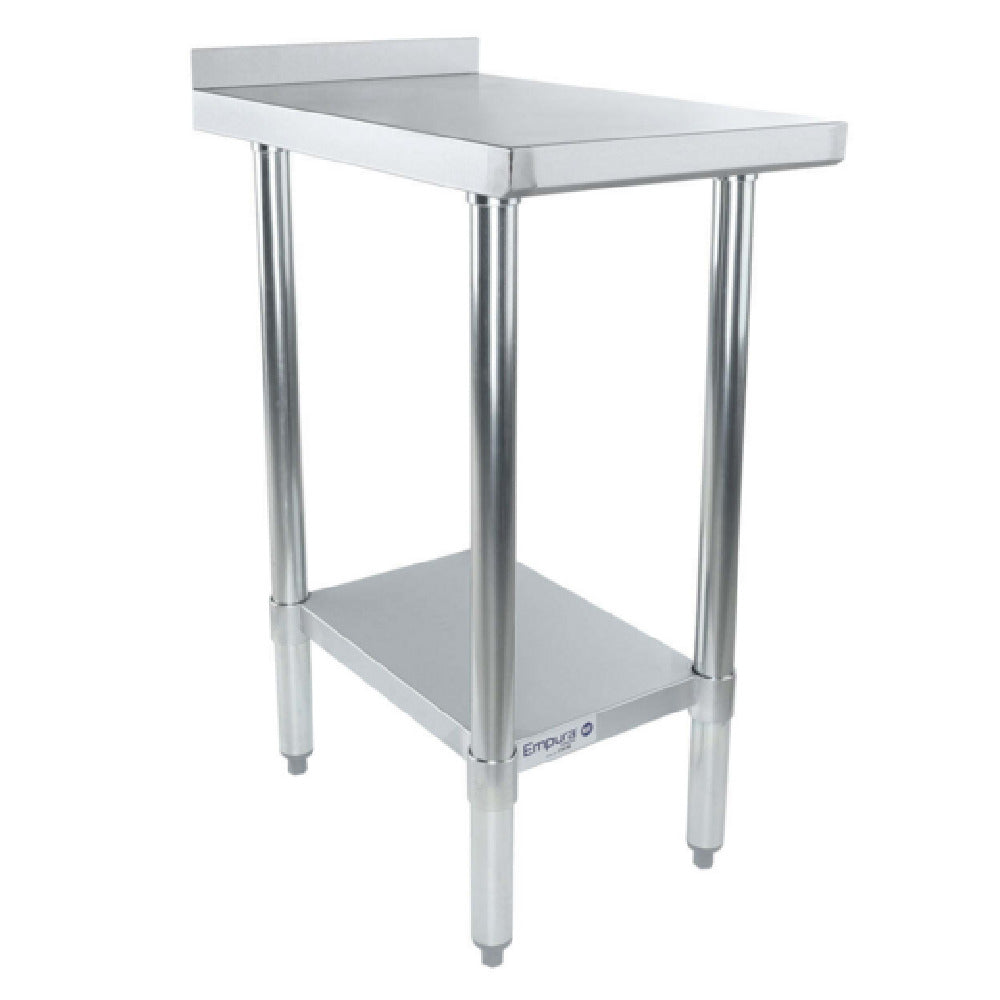 Empura FT1524E - Filler Table, 15"W X 24"D X 34.75"H, 18 Gauge 430 Stainless Steel