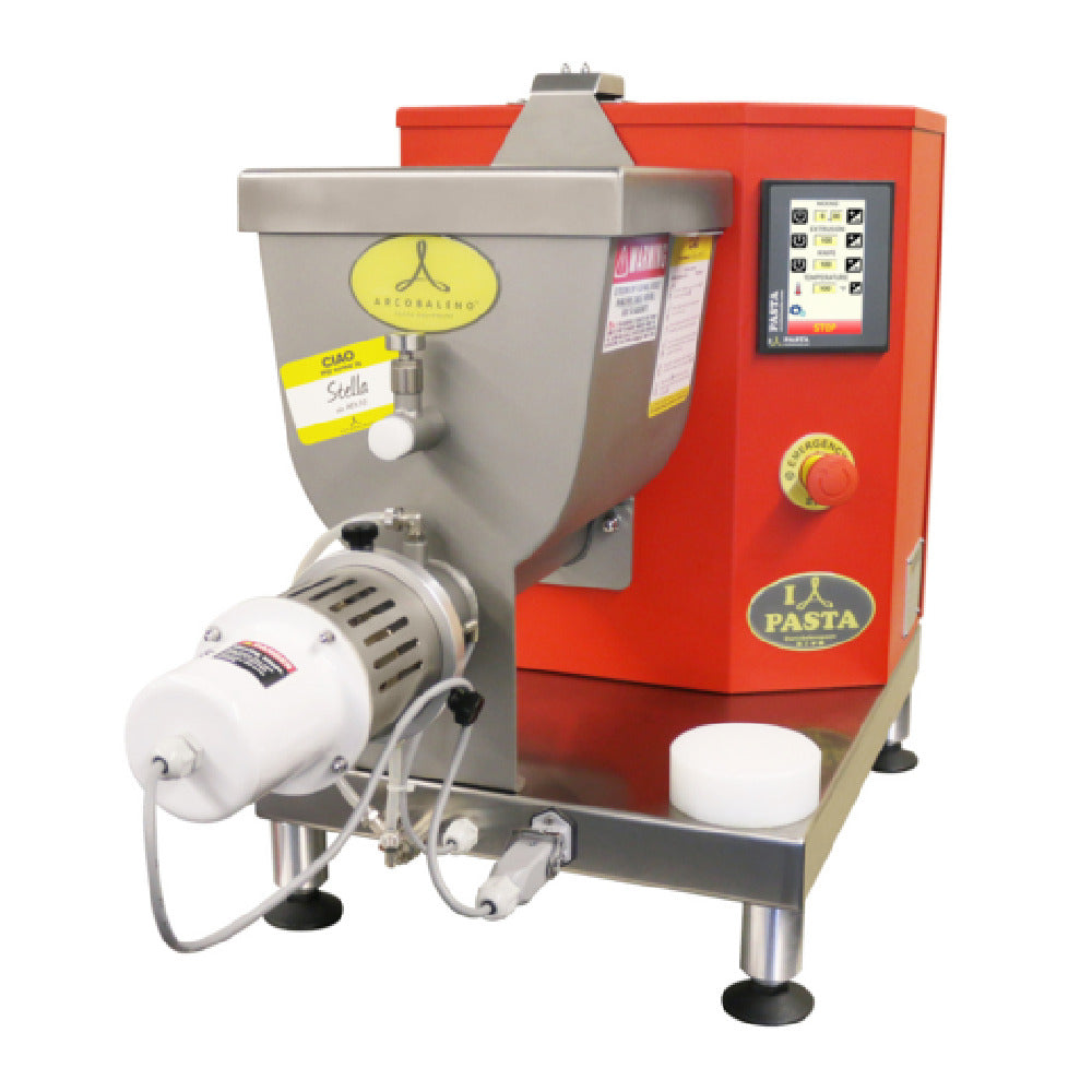 Arcobaleno Pasta Equipment AEX30 STELLA Pasta Extruder And Mixer Countertop Produces 5200g (11-1/2 Lbs.) Per Batch