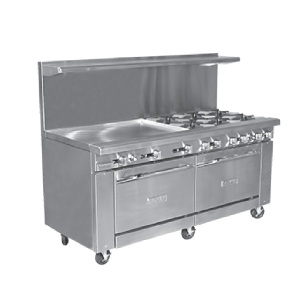 Royal Range Of California RR-G72_LP Restaurant Range Gas 72"