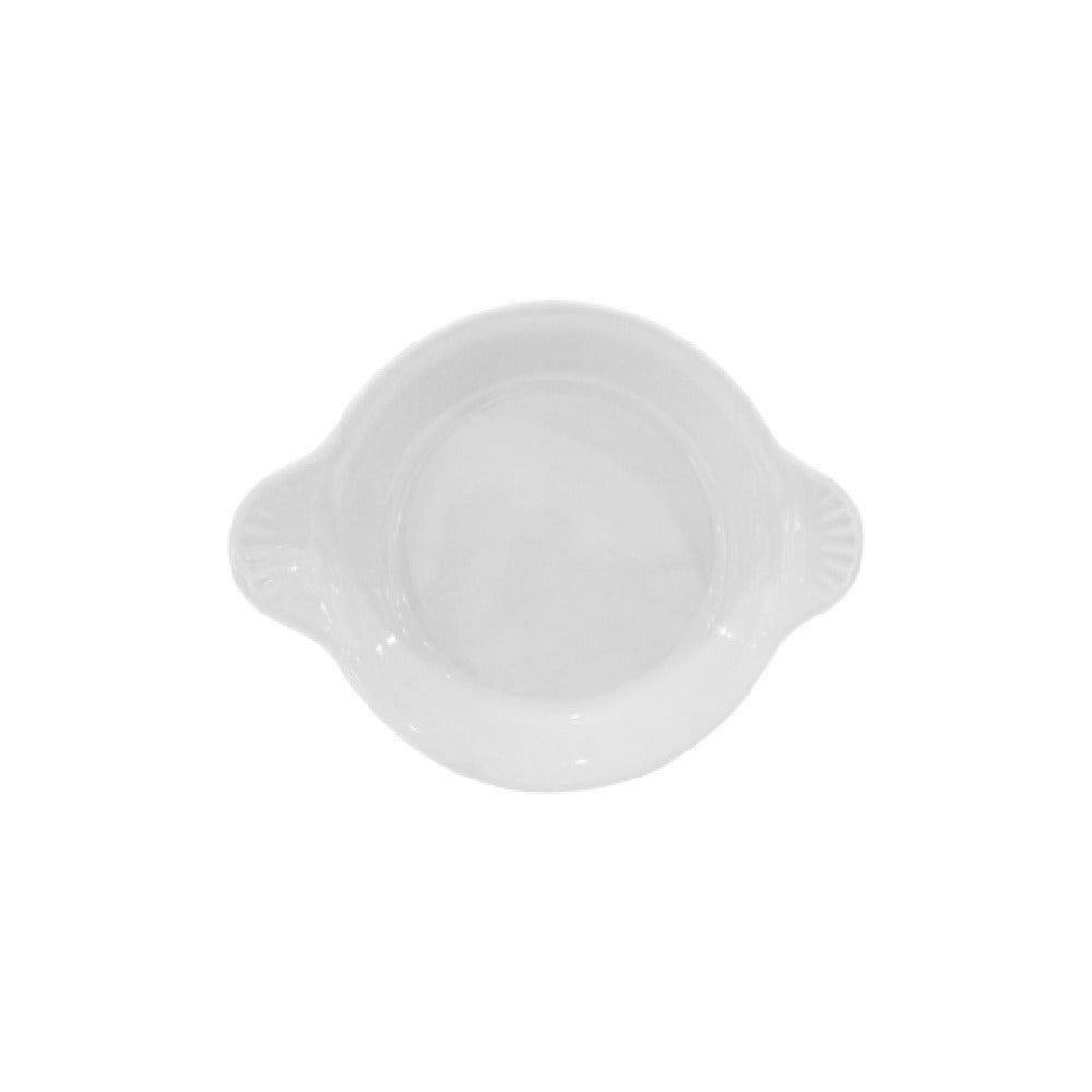 Steelite DCI432UW Shirred Egg 6 Oz. 6-1/2"L X 5"W X 7/8"H