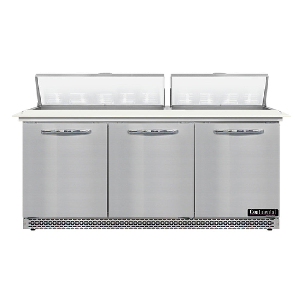Continental Refrigerator SW72N18C-FB Sandwich Unit Front Breather 72"W