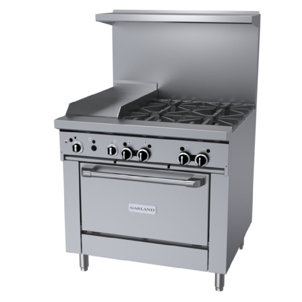 Garland Commercial Ranges GFE36-4G12C - GFE Starfire Pro Series Restaurant Range