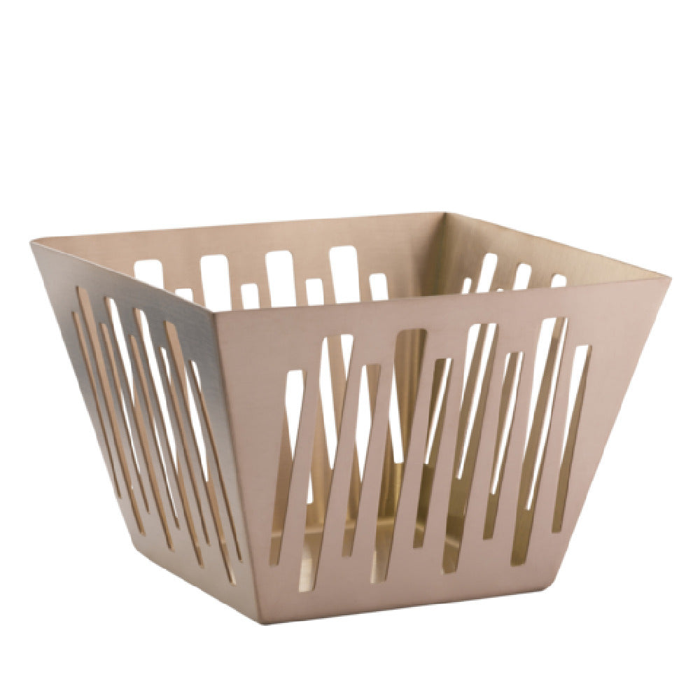 Service Ideas DB-79RG Bread Basket 6.5"W X 6.5"D X 4.5"H Square