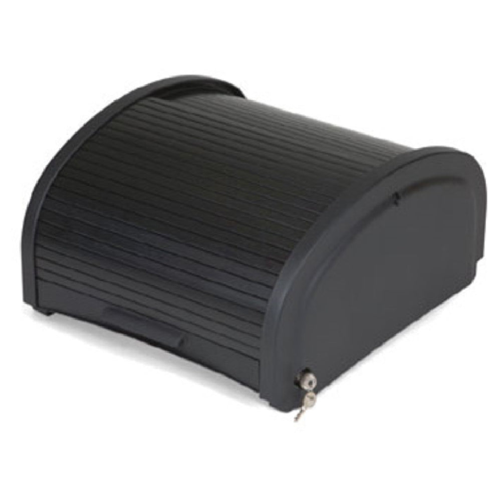 Rubbermaid FG9T8600BLA - Locking Security Hood, 9-1/2"L X 17"W X 19"H, Black
