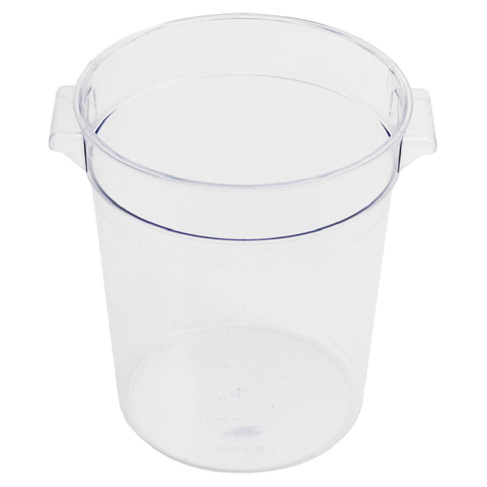 Alegacy Foodservice Products PCSC4R E™ Economy Storage Container 4-1/4 Qt. 7-1/4" Dia. X 8-1/2" Deep