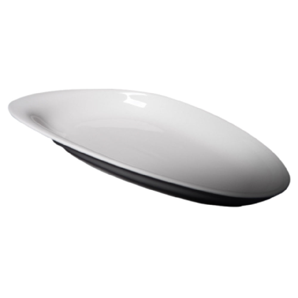 Cameo China 713-T63 Pearl Platter 6-1/2" X 3" X 3/4"H (16.5 Cm X 7.6 Cm X 1.9 Cm)