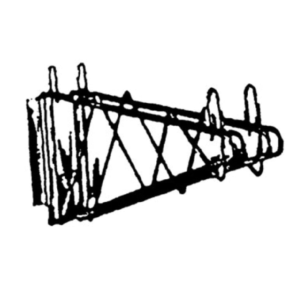 Klinger's Trading SDCHROME-24 Double Wall Bracket For 24"D Shelf Chrome Finish (sold Each)