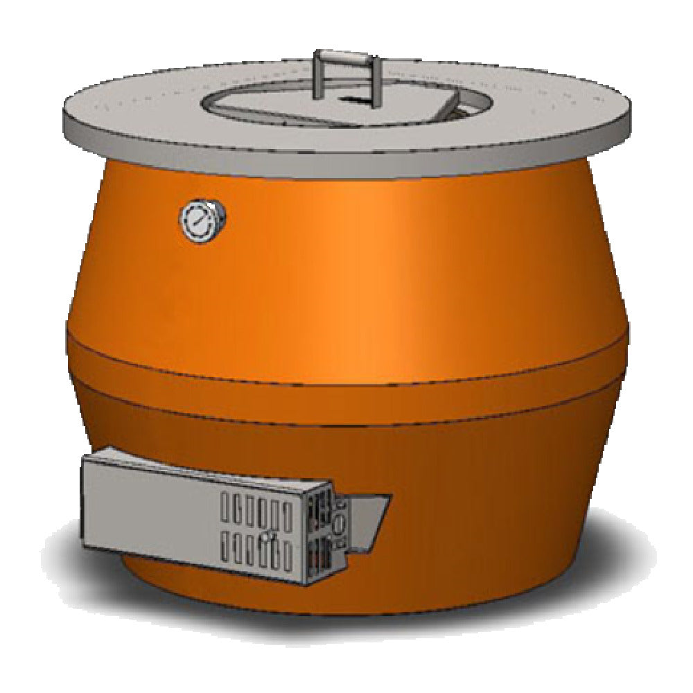 Beech Ovens TBR0700-C Tandoor Oven Barrel Style Charcoal Fired With High Temp Ceramic Cooking Surface