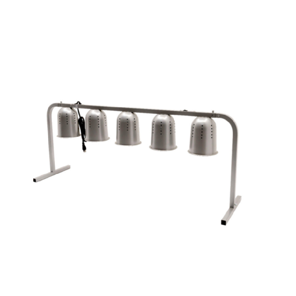 Omcan 48396 (FW-CN-1250) Heat Lamp 5-bulb Ventilated Aluminum Reflectors