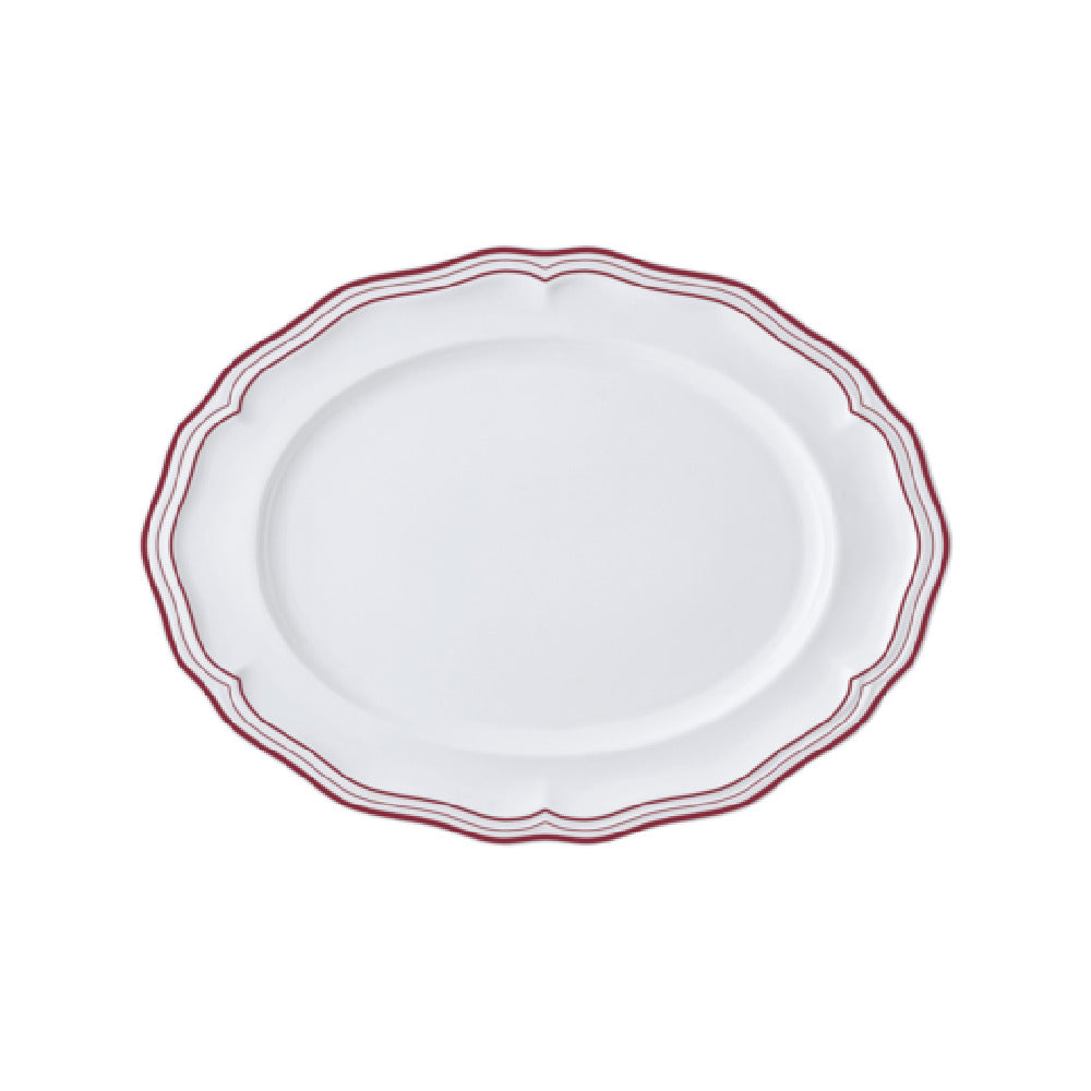 Steelite 62586FP818 Oval Platter 9.0" X 6.75" X 0.875" Adelina