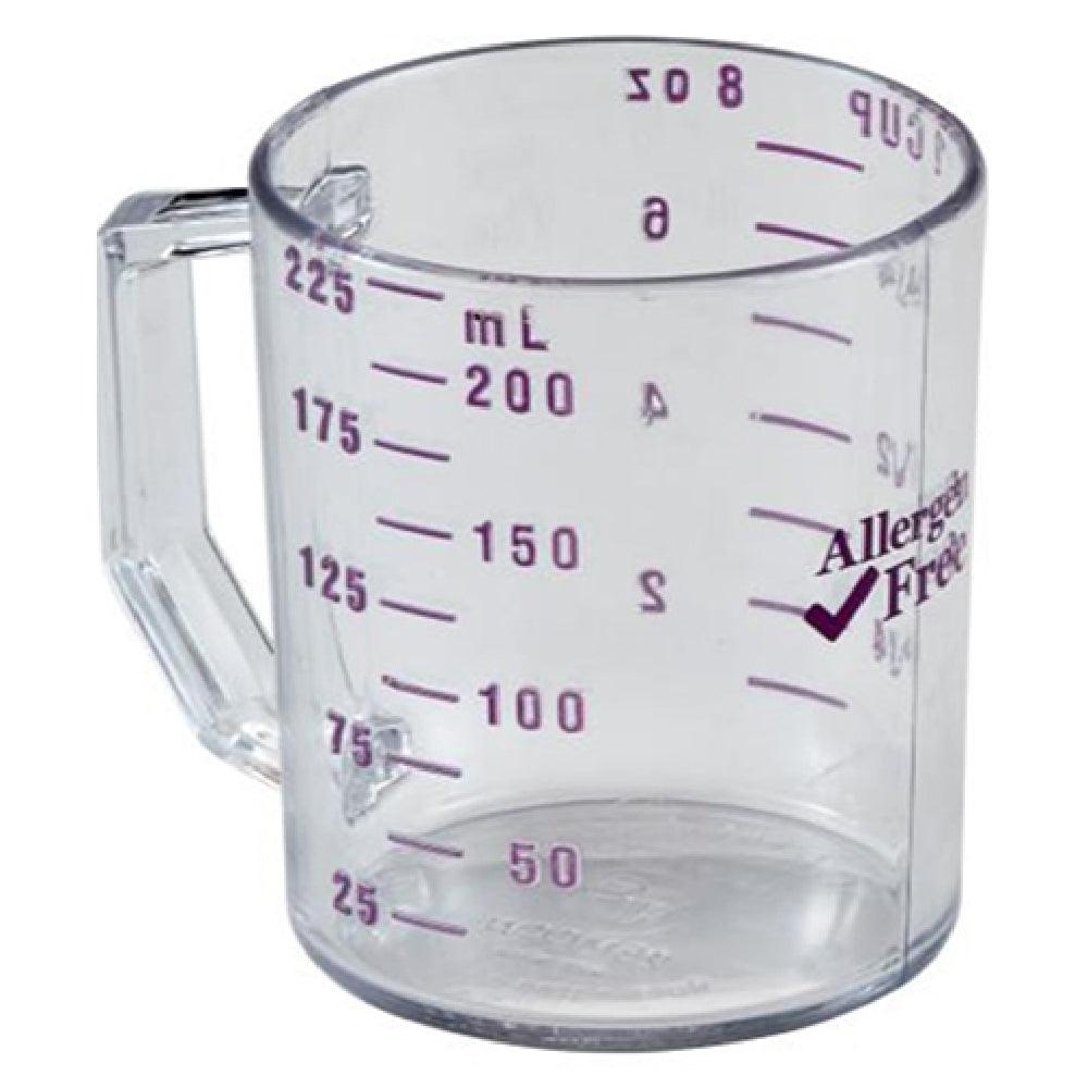 Cambro 25MCCW-441 1 Cup Measuring Cup Allergen Free