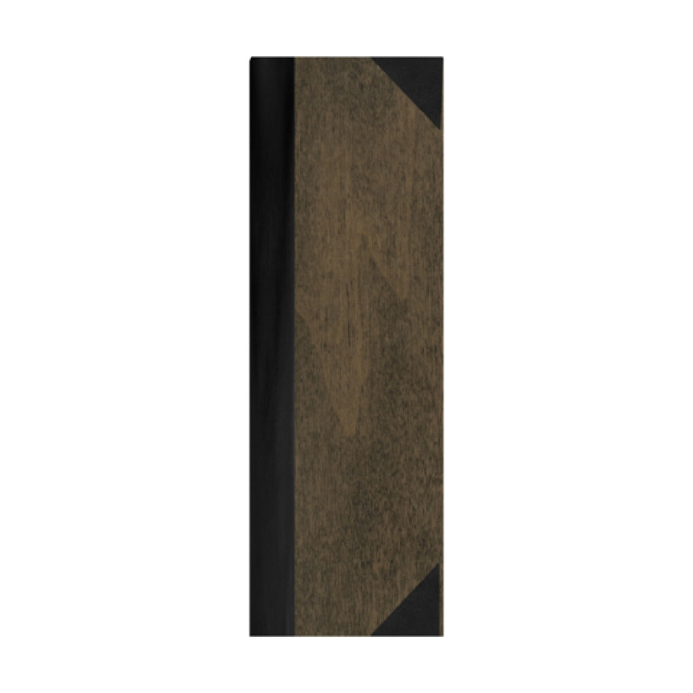 Risch WOOD-2V 4.25X14 Authentic Wood Menu Cover (specify Color) 4-1/4" X 14" Double