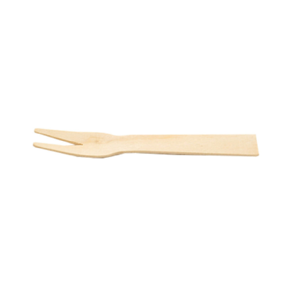 FOH FFS002NAW28 Servewise™ Disposable Mini Fork 3-3/4" Microwave & Oven Safe Up To 45 Minutes At 350°