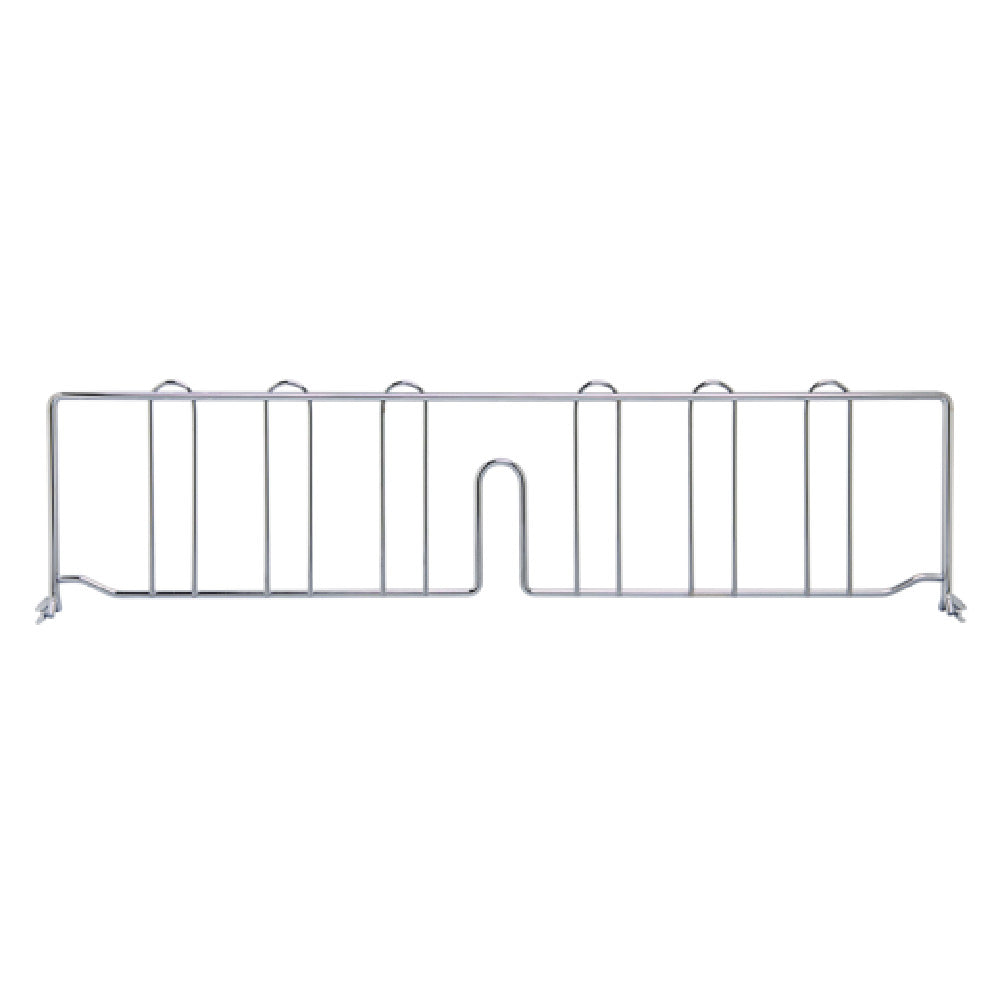 Quantum DIV24X6 Wire Shelf Divider 24"D X 6"H Chrome Plated Finish