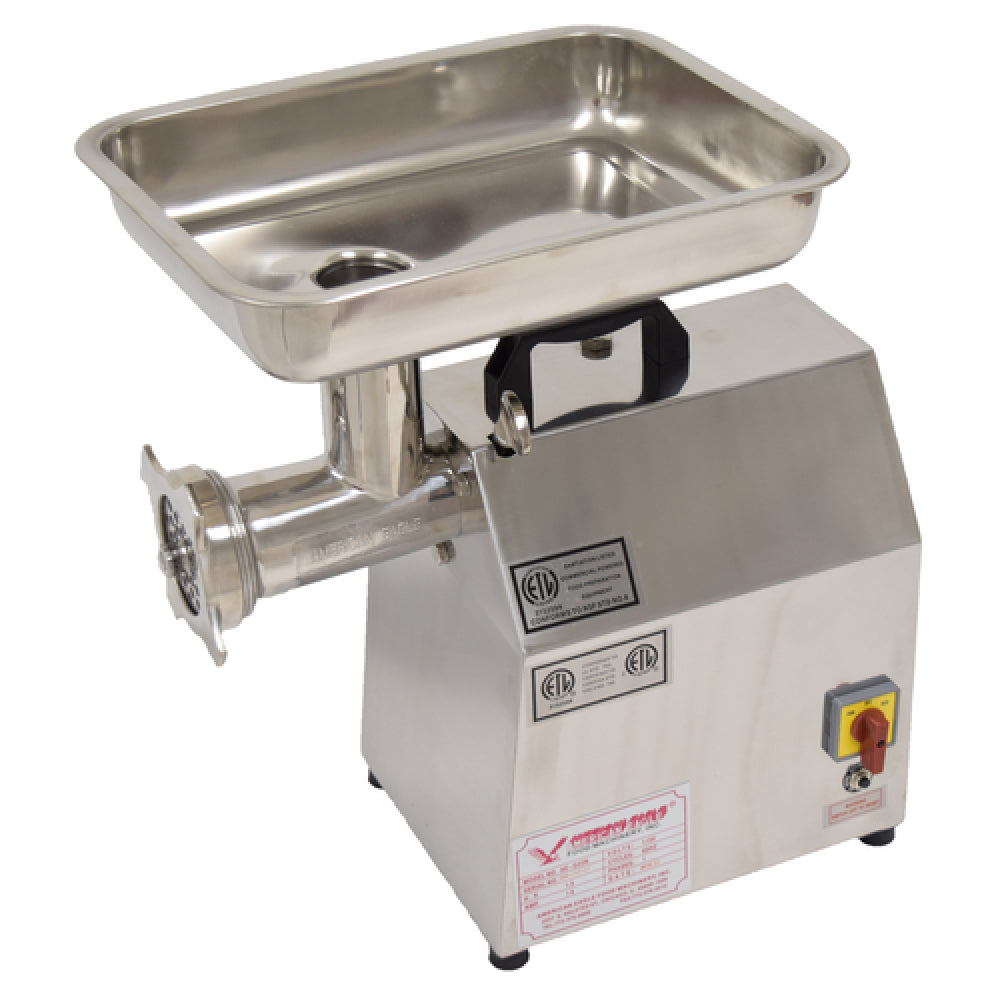American Eagle Food Machinery AE-G22N Meat Grinder Electric Bench Type