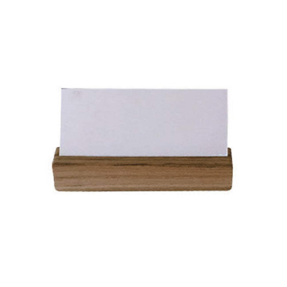 Steelite DWFB11524AG Small Card Holder 1" X 1" X 3.5"H Wood