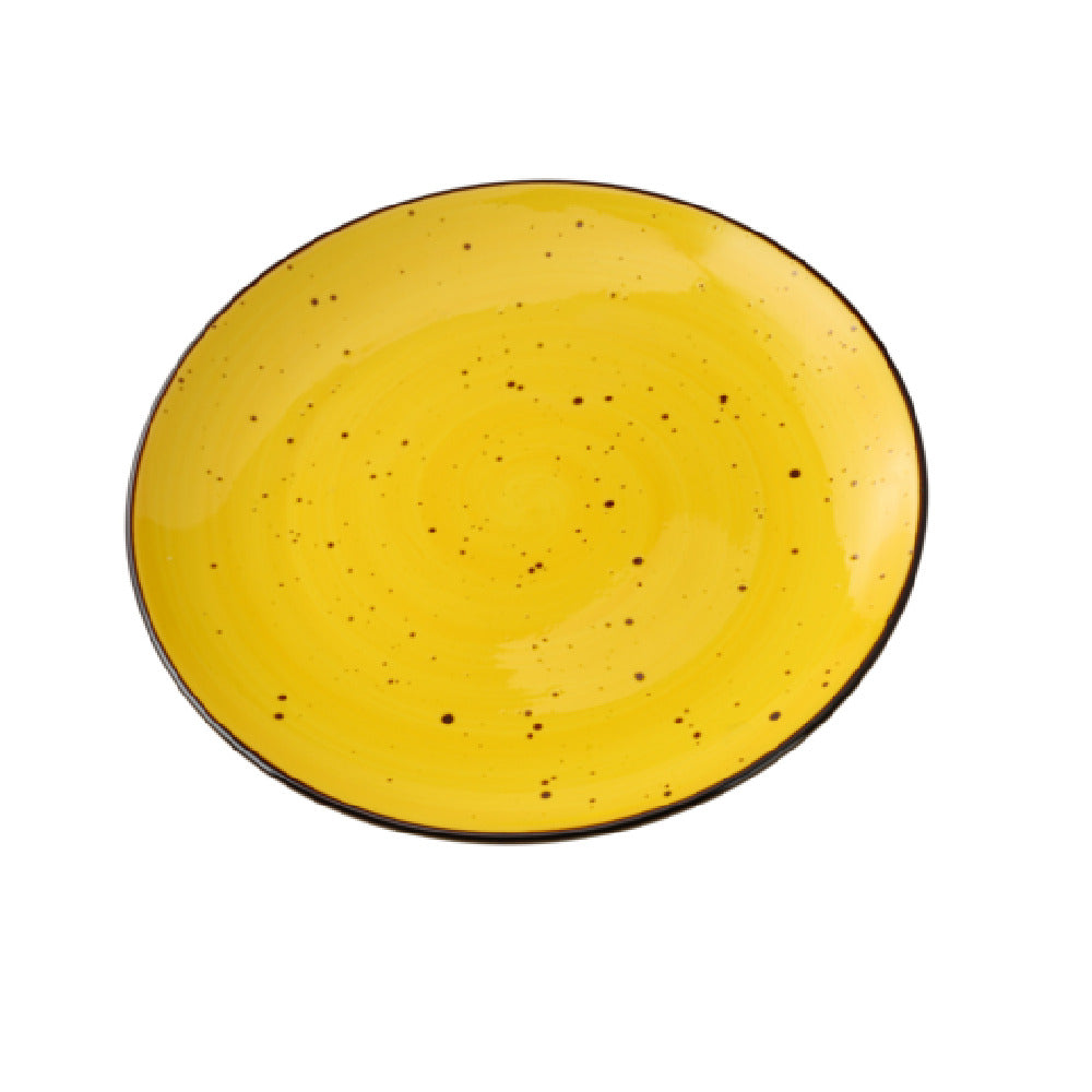 Yanco LY-1112YL Lyon Plate 12-1/4" Dia. X 1-1/4"H Round