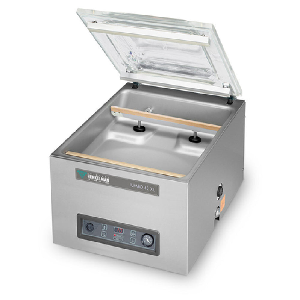 Invacus JUMBO 42 XLII Henkelman Vacuum Packaging Machine Countertop 16-1/2"W X 18"D X 7"H Chamber