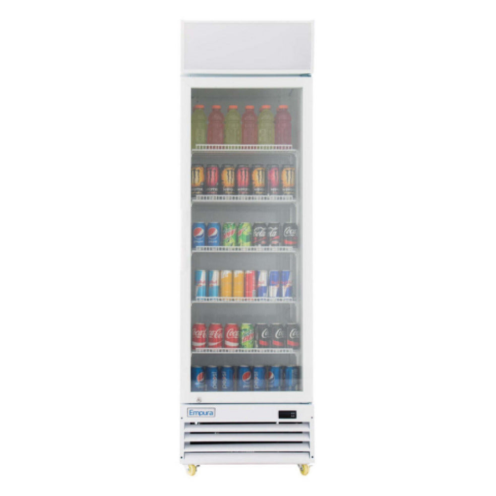 Empura EGM-13W - Refrigerated Merchandiser, 22.72"W X 23.82"D X 77.95"H, 12 Cu. Ft. Capacity