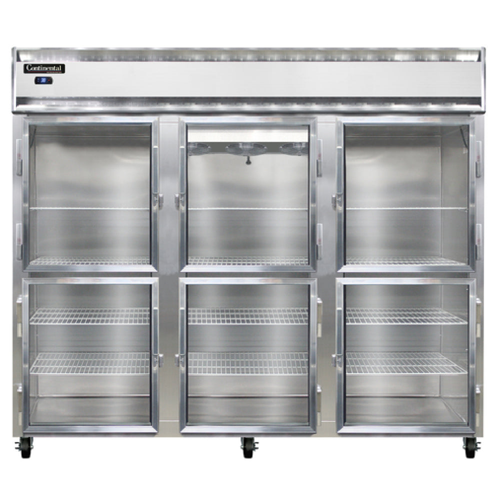 Continental Refrigerator 3RENSAGDHD Extra-Wide Refrigerator Reach-in 85-1/2"W