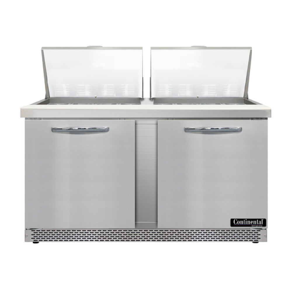 Continental Refrigerator D60N24M-FB Designer Line Mighty Top Sandwich Unit Front Breather