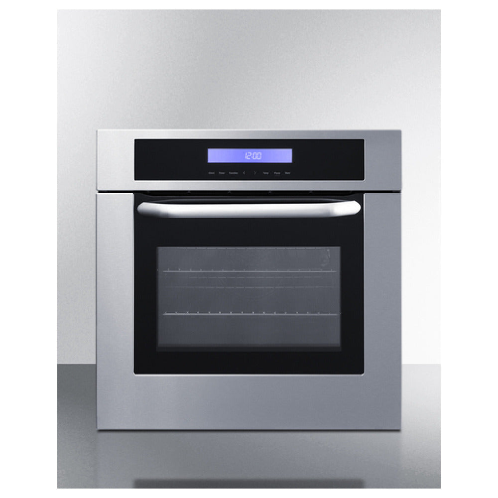 Summit SEW24SSX Electric Built-In Wall Oven 24"W 2.5 Cu.ft Capacity