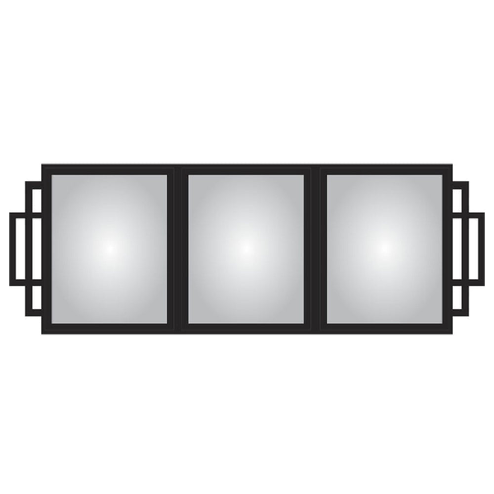 Hubert 25477 - Menu Board, 3-pocket, Wall-mount