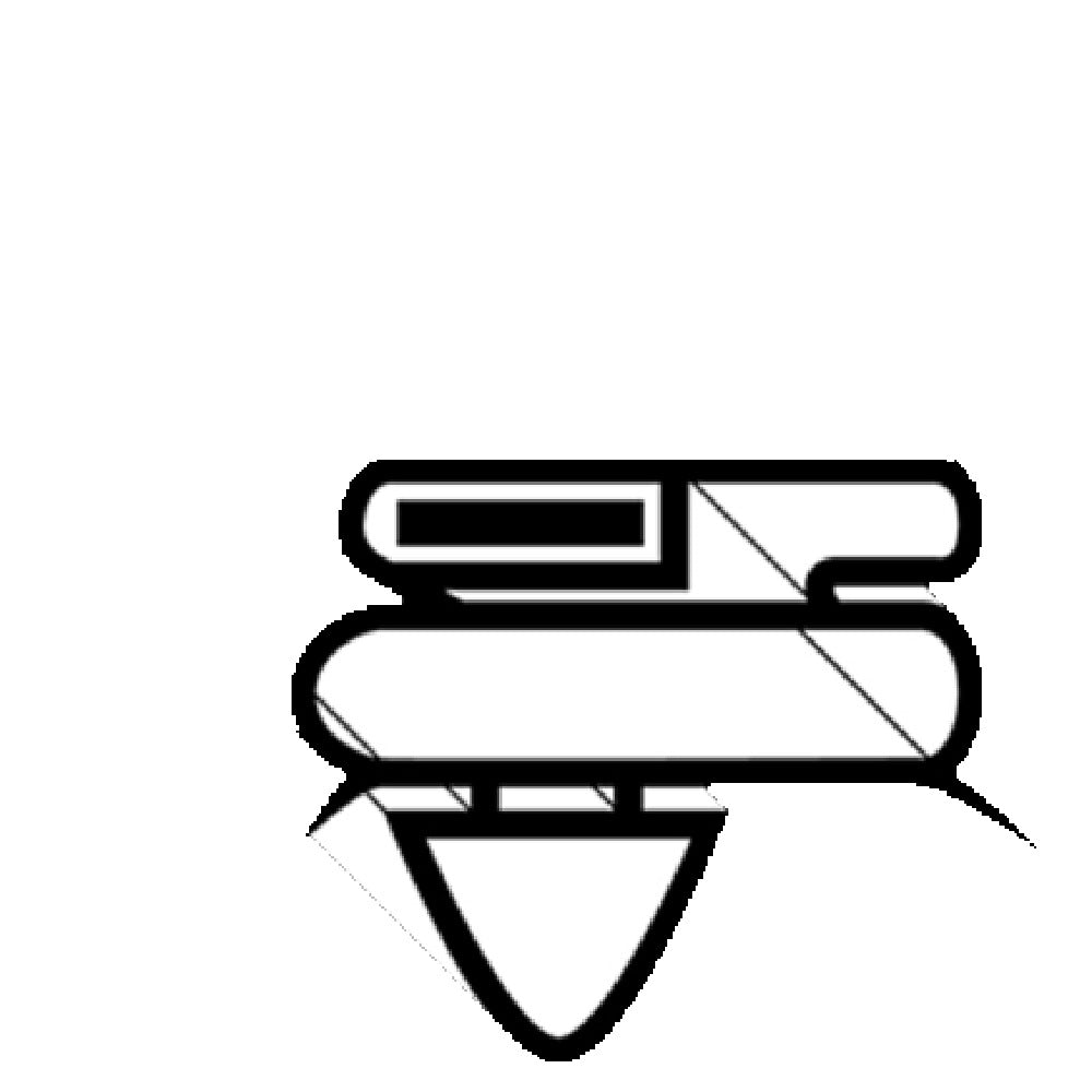 Franklin Machine Products 148-1121 Gasket 63-1/4" H X 27-7/8"W Black