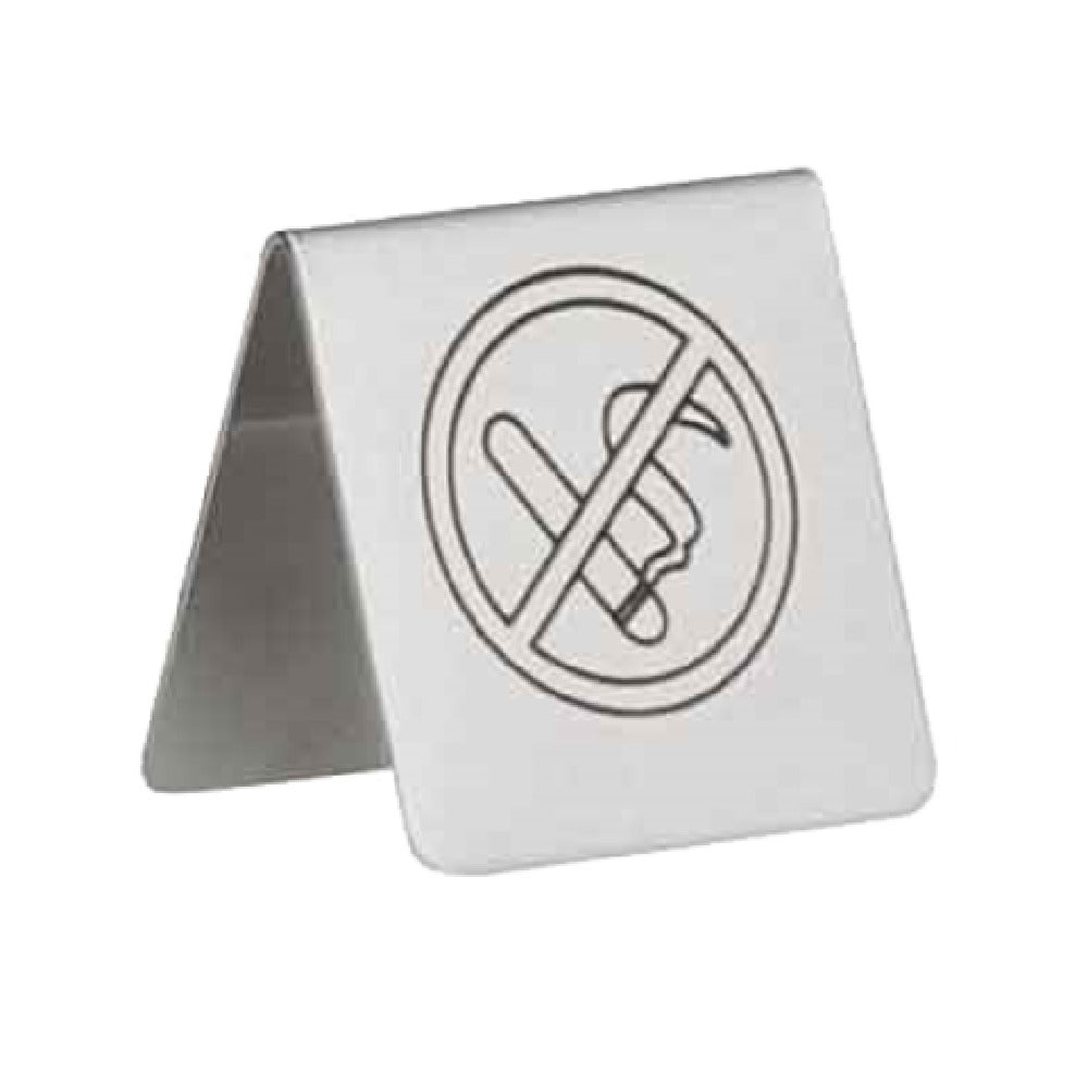 Bauscher Hepp 12.2260.0000 - Sign, 2-3/8"L (60mm) X 2-3/16"H (56mm), "NO SMOKING"