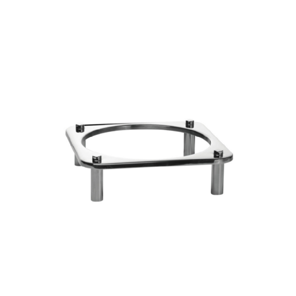 FOH BRI018BSS18 Smart Buffet Ware® Domino Stand 13.75" Square Stainless Steel