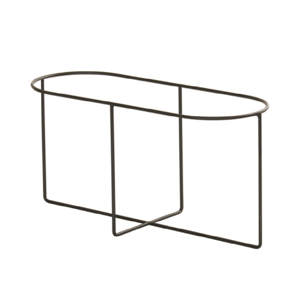Cal Mil 23864-10-13 Madison Platter Riser 20.5"W X 8.25"D X 10"H Black Powder-coated Wire