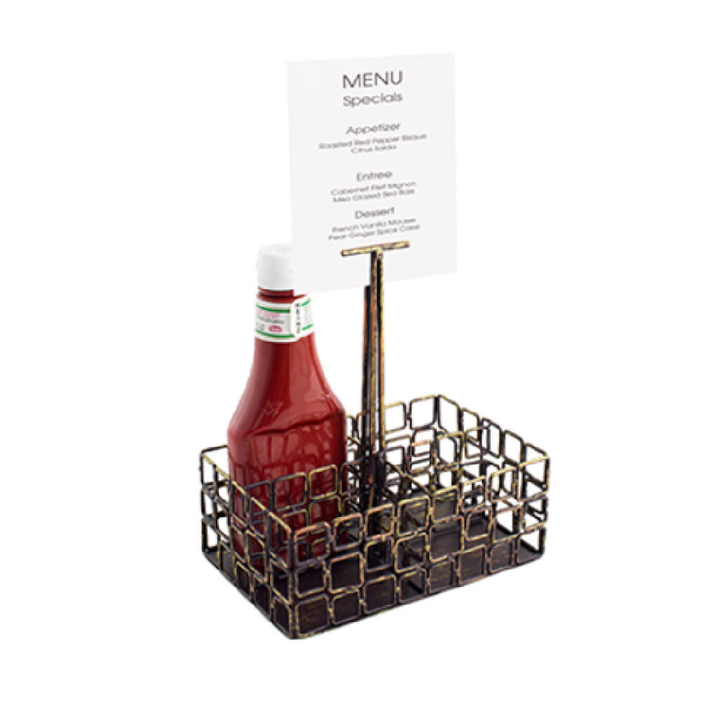 FOH TCS011GOI22 Wireware™ Coppered Link Holder 7-1/2" X 5" X 8-1/4" Rectangular