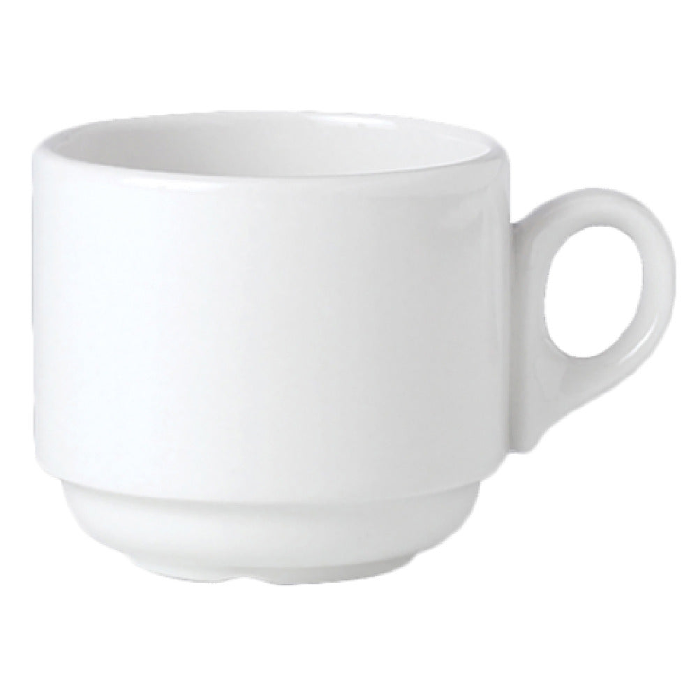 Steelite 11010154 Atlanta Cup 7-1/2 Oz. 4-1/4"W X 2-5/8"H