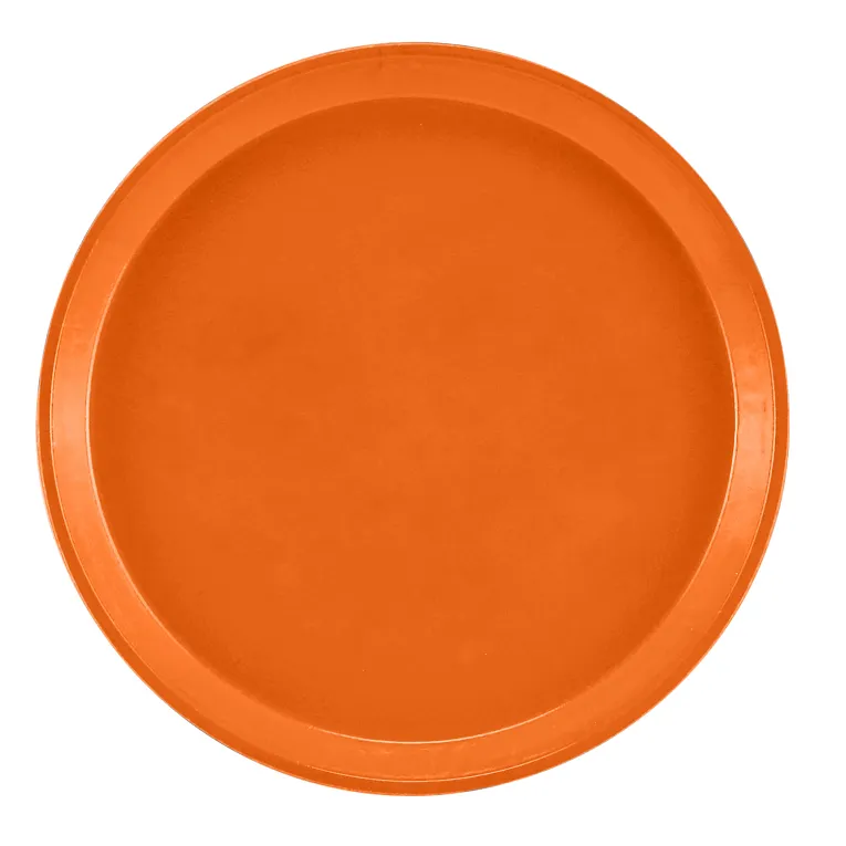 Cambro 900220 Serving Camtray® Round 9" Dia. Citrus Orange