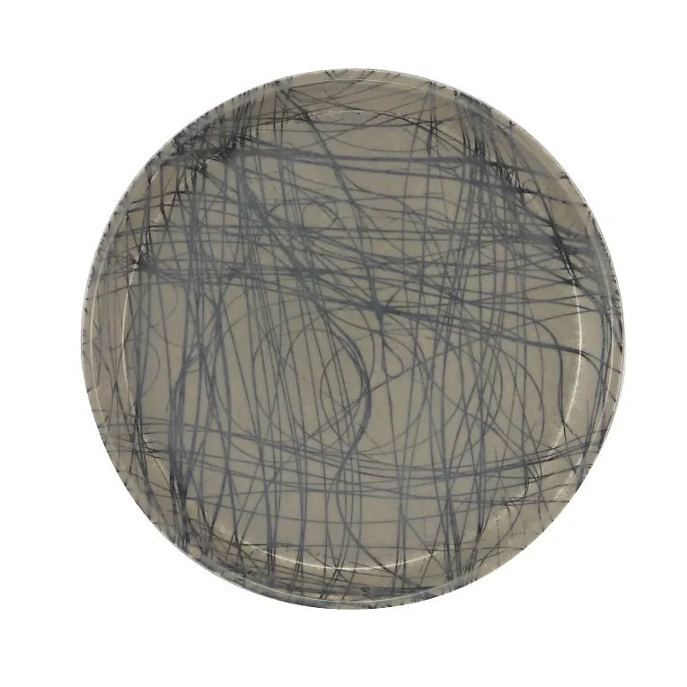Cambro 900277 Serving Camtray® Round 9" Dia. Swirl Gray