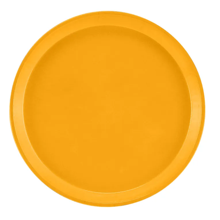 Cambro 900504 Serving Camtray® Round 9" Dia. Mustard